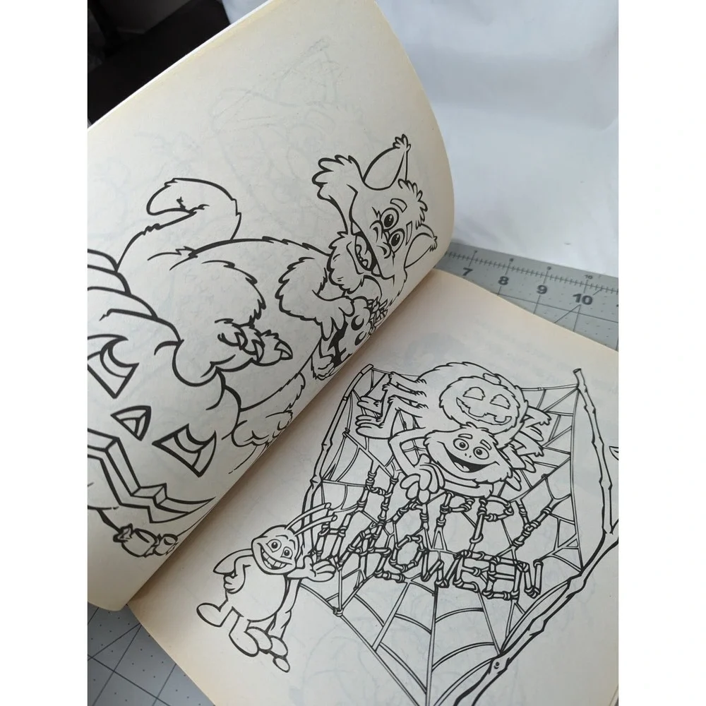 Landolls Halloween Coloring Activity Book Lot of‎ 2 1999 #2